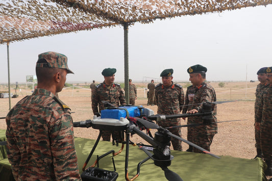 Lieutenant General AVS Rathee Evaluates Operational Preparedness of Indian Army's Battle Axe Division