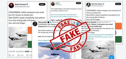 India Refutes Allegations of U.S. Airspace Use in Iran Strike