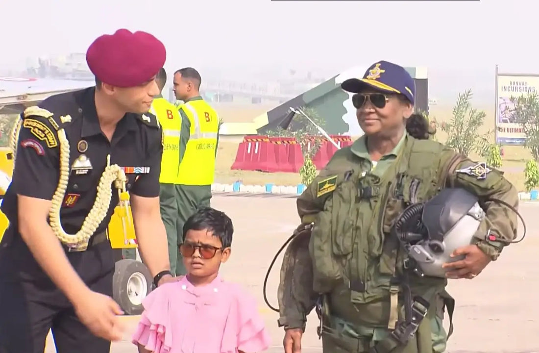 President Murmu Completes Historic Rafale Jet Sortie at Ambala Air Base