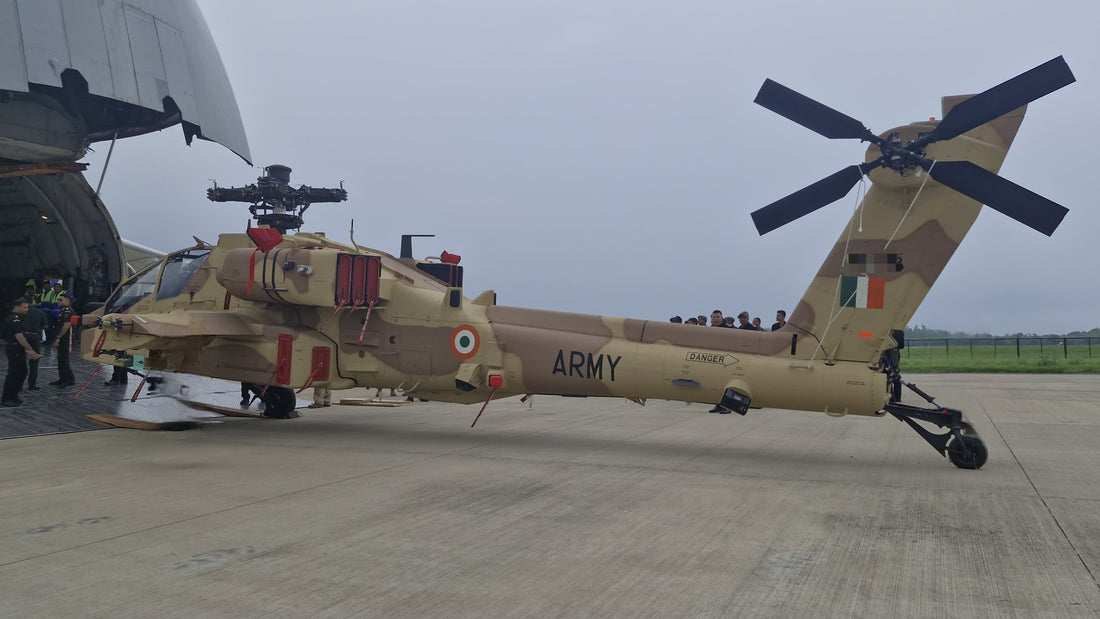 Indian Army Enhances Air Power with Induction of Apache Attack Helicopters