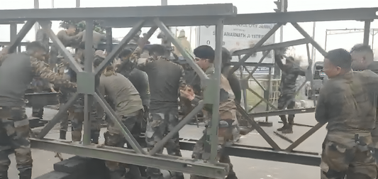 Indian Army Engineers Mobilize for Urgent Repairs on Jammu's Damaged Tawi Bridge