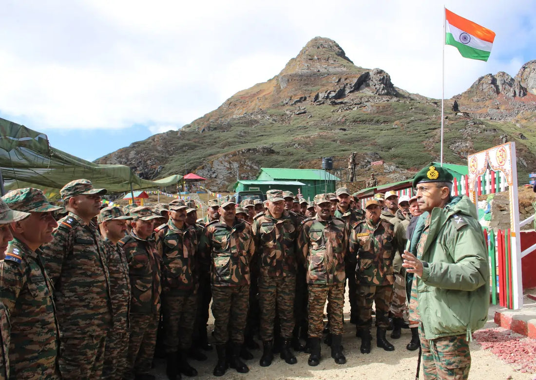 Lt Gen RC Tiwari Evaluates Security and Readiness at Gajraj Corps Forward Areas
