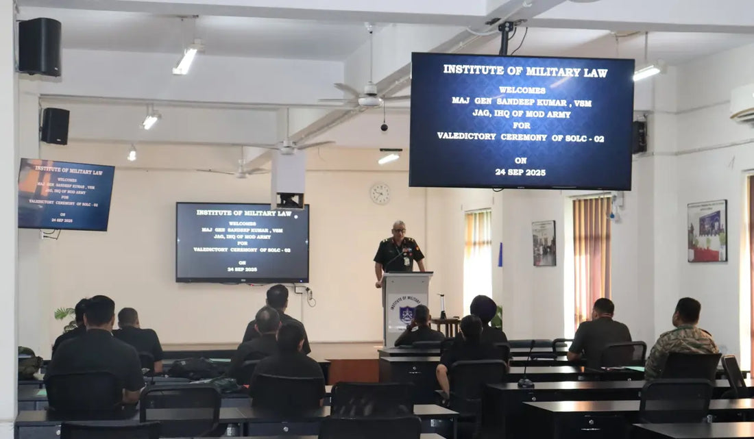 Institute of Military Law Successfully Wraps Up Senior Officers Law Course
