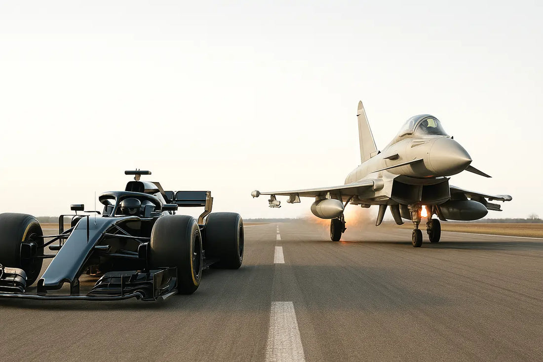 Analyzing the Speed Showdown: Formula 1 Cars vs. Fighter Jets