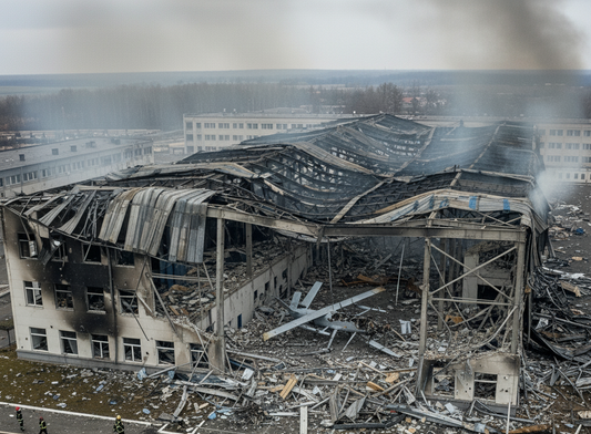 Russian Missile Attack Damages Bayraktar TB2 Drone Factory in Ukraine