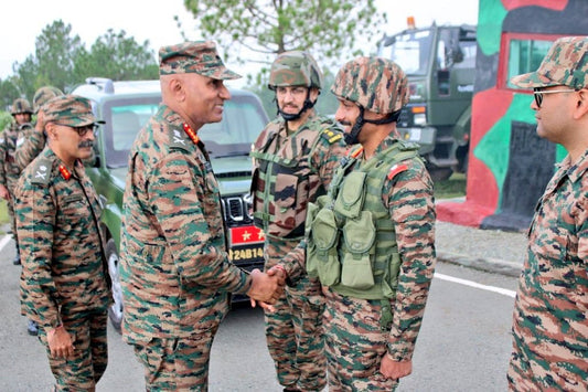Northern Command Head Lt. Gen Sharma Assesses Operational Readiness at Bimber Gali on LoC