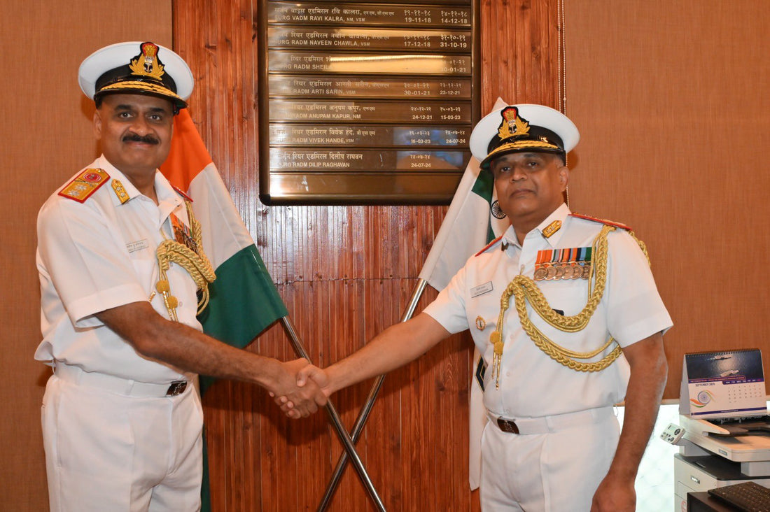 Surgeon Rear Admiral Manish Honwad Assumes Command of INHS Asvini, Eminent Naval Hospital