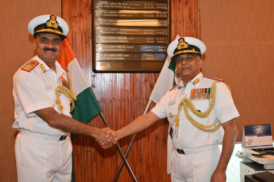 Surgeon Rear Admiral Manish Honwad Assumes Command of INHS Asvini, Eminent Naval Hospital