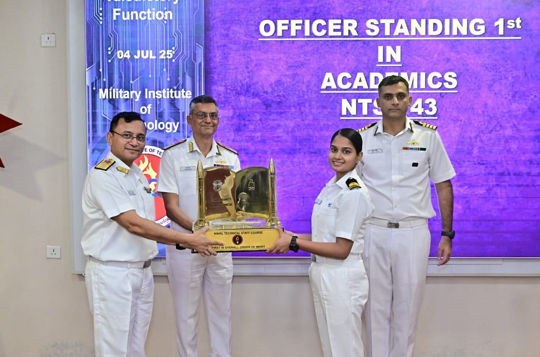Rear Admiral Rupak Barua Presides Over Naval Technical Staff Course Graduation at MILIT, Pune