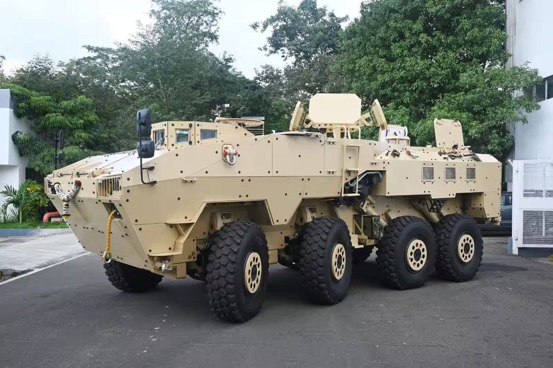 Tata Highlights WhAP 8x8 and Advanced Loitering Munitions at DEFEA 2025, Garnering Greek Interest