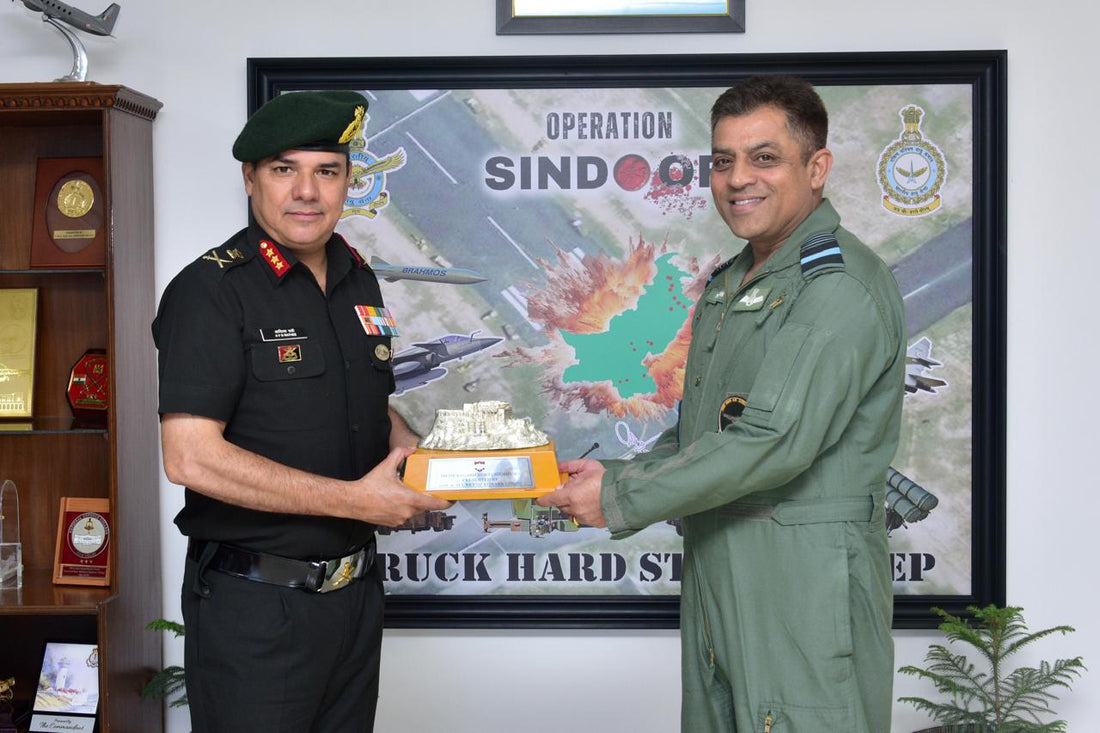 Lt Gen AVS Rathee and Air Marshal Nagesh Kapoor Strategize Enhanced Army-Air Force Collaboration for Border Security
