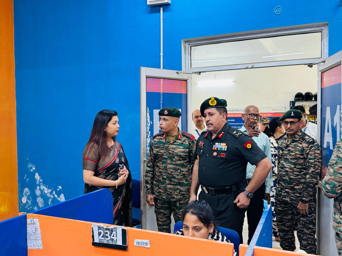 Maj Gen Manoj Tiwari Evaluates Digital Recruitment at iON Digital Zone, Highlights Tech-Driven Army Modernization