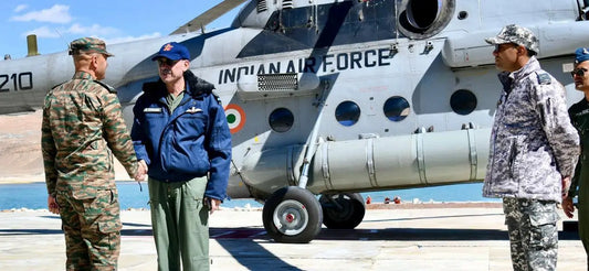 IAF Vice Chief Praises Grit of Personnel During Ladakh Sector Visit