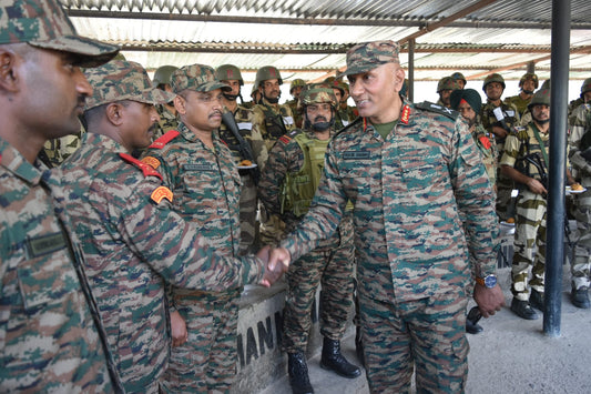 Northern Command Chief Assesses Security Readiness in Kashmir Amid Ceasefire Strain