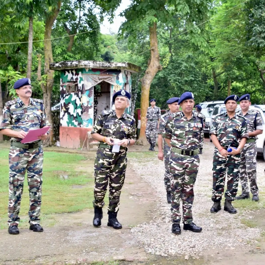 DG SSB Sanjay Singhal Inspects Indo-Nepal Border Operations for Enhanced Security