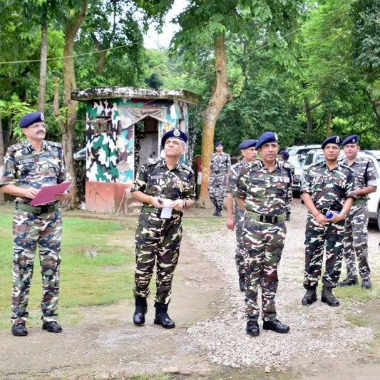 DG SSB Sanjay Singhal Inspects Indo-Nepal Border Operations for Enhanced Security