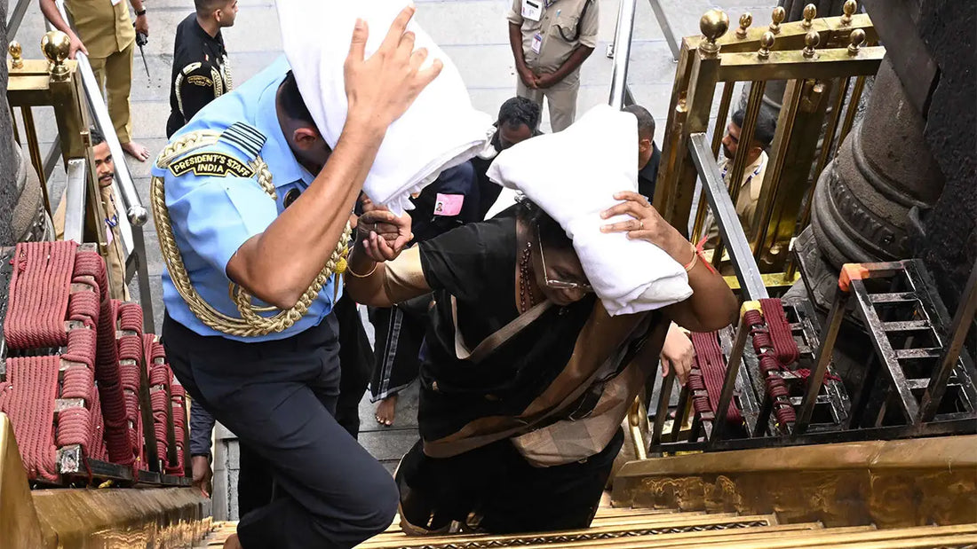 Droupadi Murmu Becomes First Woman President to Offer Prayers at Sabarimala Temple