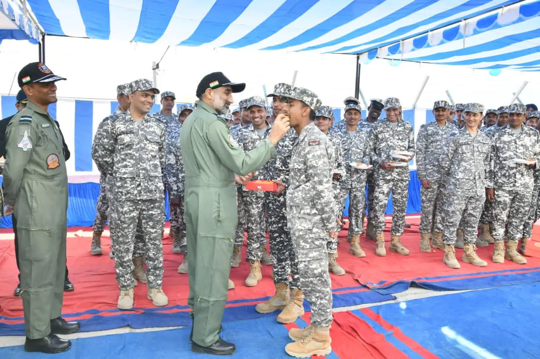 Air Chief Marshal A P Singh Marks Diwali with Troops in Ladakh Sector