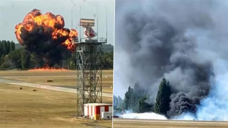 Beech B200 Crash at Southend Airport Sparks Massive Fireball and Emergency Response