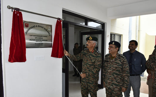Lt Gen Shekhawat Unveils OPD Facility at Ramgarh Military Station to Honor Fallen Captain