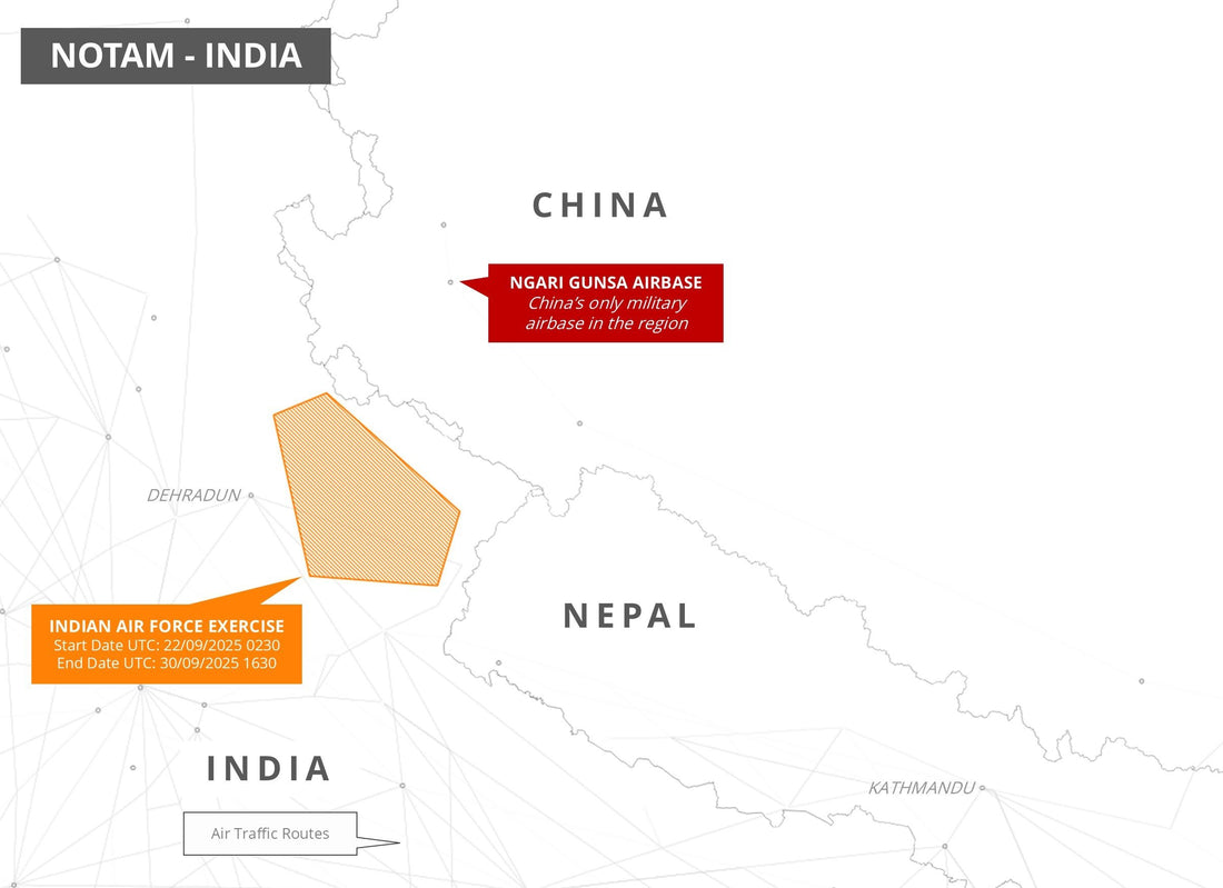 Indian Air Force to Conduct Large-Scale Exercise Near Nepal and China Border