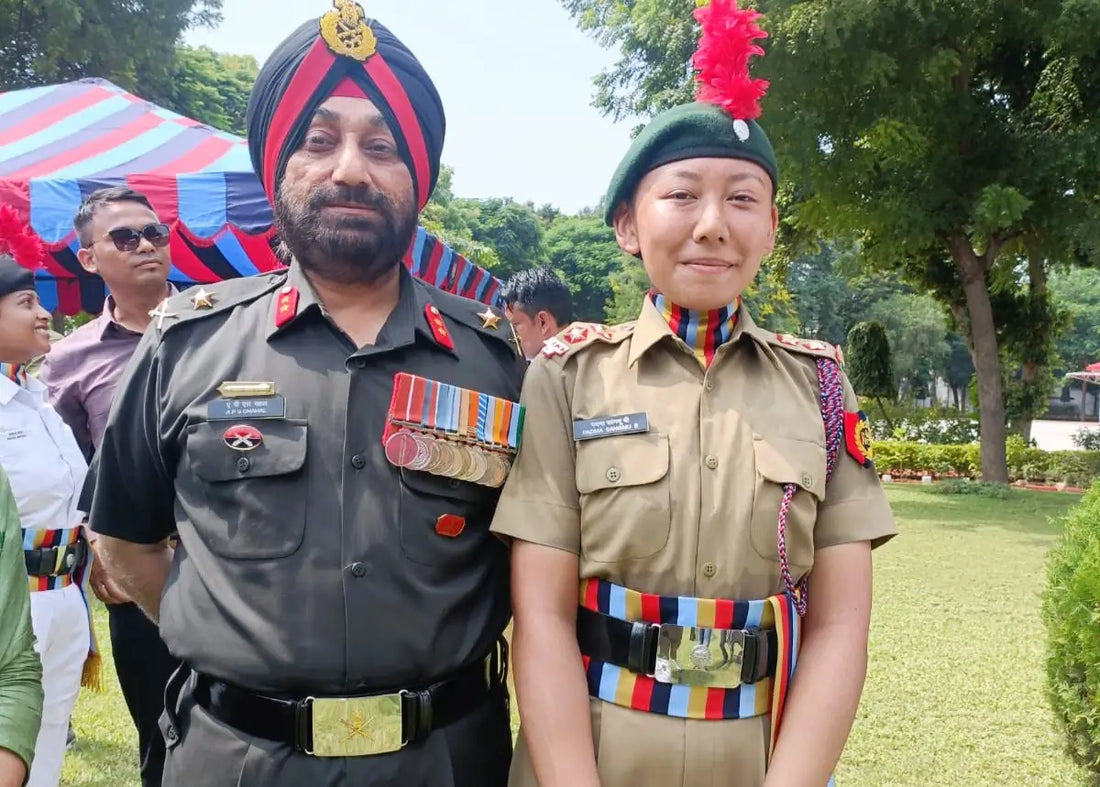 Major General APS Chahal Honors NCC Cadets at OTA Gwalior's Diamond Jubilee Celebrations