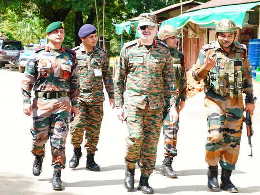 Lt Gen Abhijit S Pendharkar Assesses Security Measures and Troop Preparedness in Nagaland