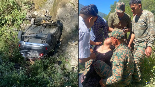 Indian Army's Nurnag Battalion Swiftly Rescues Civilians Following Uttarakhand Road Accident