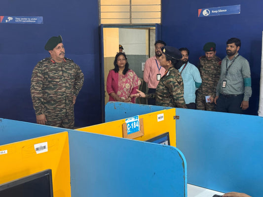 Major General Manoj Tiwari Reviews Online Recruitment Process to Enhance Transparency