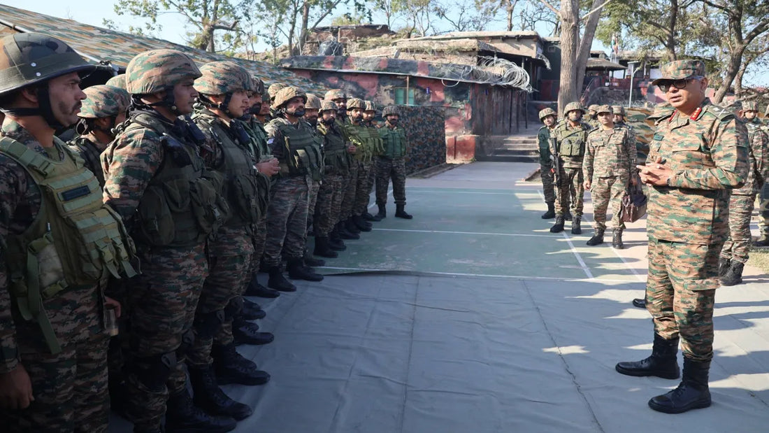 Lt Gen Prasanna Kishore Mishra Evaluates Security Preparedness at Forward Posts Along LoC