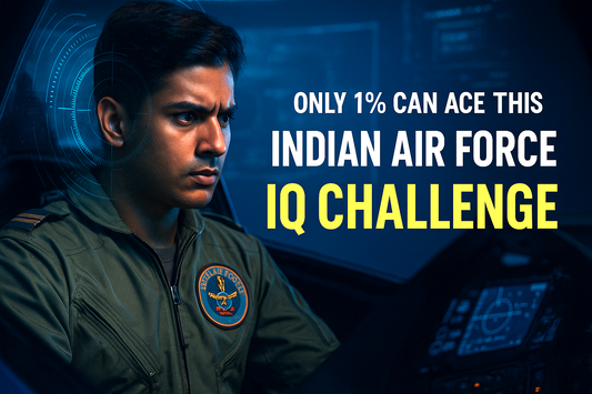 Only 1% Can Ace This Indian Air Force IQ Challenge – Are You One of Them?