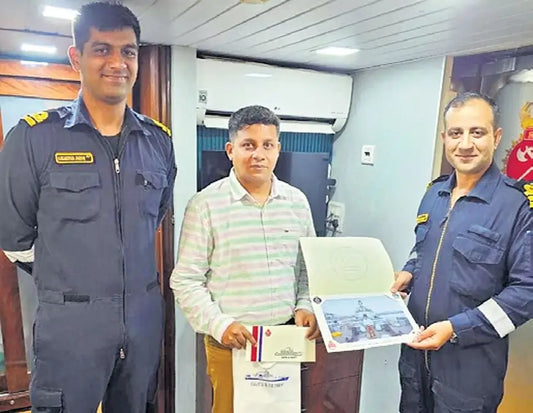 Indian Navy Honors Karwar Jeweller for Bravery in Rescuing Officer on Railway Tracks