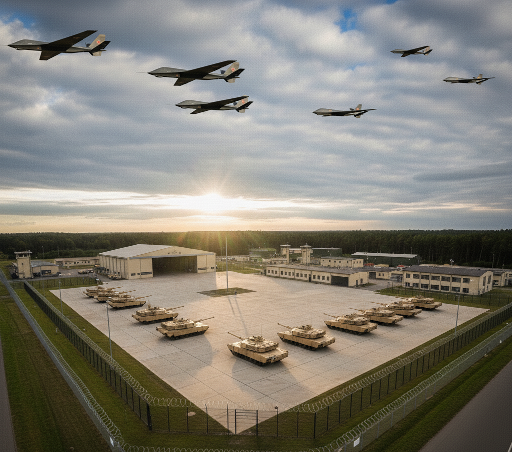 Russian Drones Observed Over U.S. Military Supply Paths in Germany, Heightening Espionage Concerns