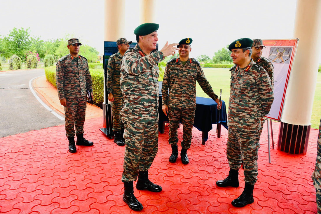 Lieutenant General Dhiraj Seth Reviews Tech Advancements During Jaisalmer Military Station Visit