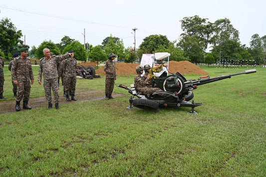 Indian Army Air Defence Chief Evaluates Operational Preparedness at Key Sites