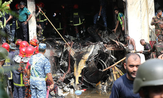 Bangladesh Air Force Jet Crash in Dhaka School Claims 27 Lives, Injures Over 160
