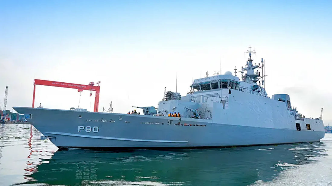 Cochin Shipyard Successfully Hands Over First Indigenous Anti-Submarine Warfare Vessel, INS Mahe, to Indian Navy