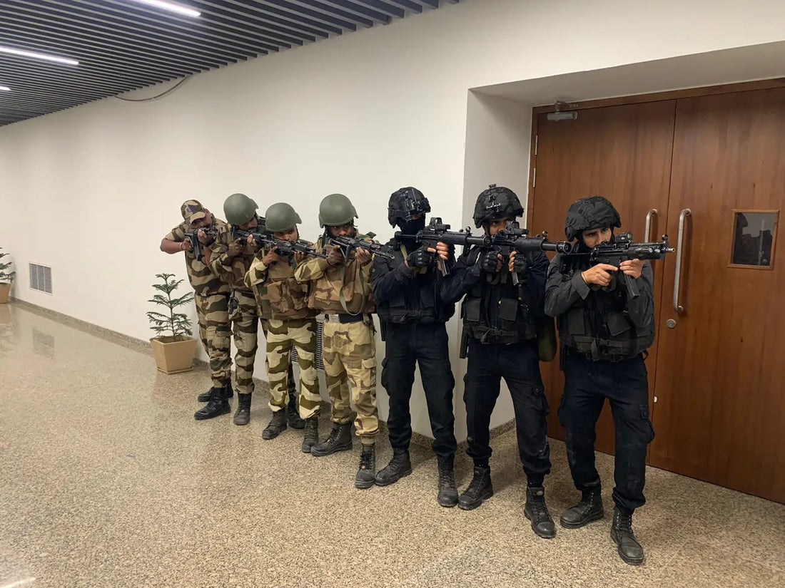 Joint Counter-Terrorism Exercise: CISF, NSG, and Delhi Police Collaborate in New Delhi