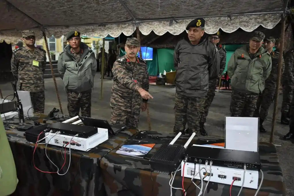 Lt Gen Anindya Sengupta Evaluates Technological Advances and Readiness at Kausani Military Station