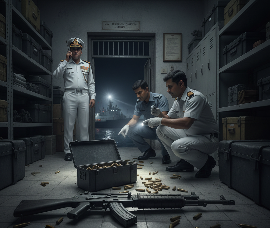 Missing Rifle and Ammunition from Indian Navy’s Mumbai Post Sparks Investigation