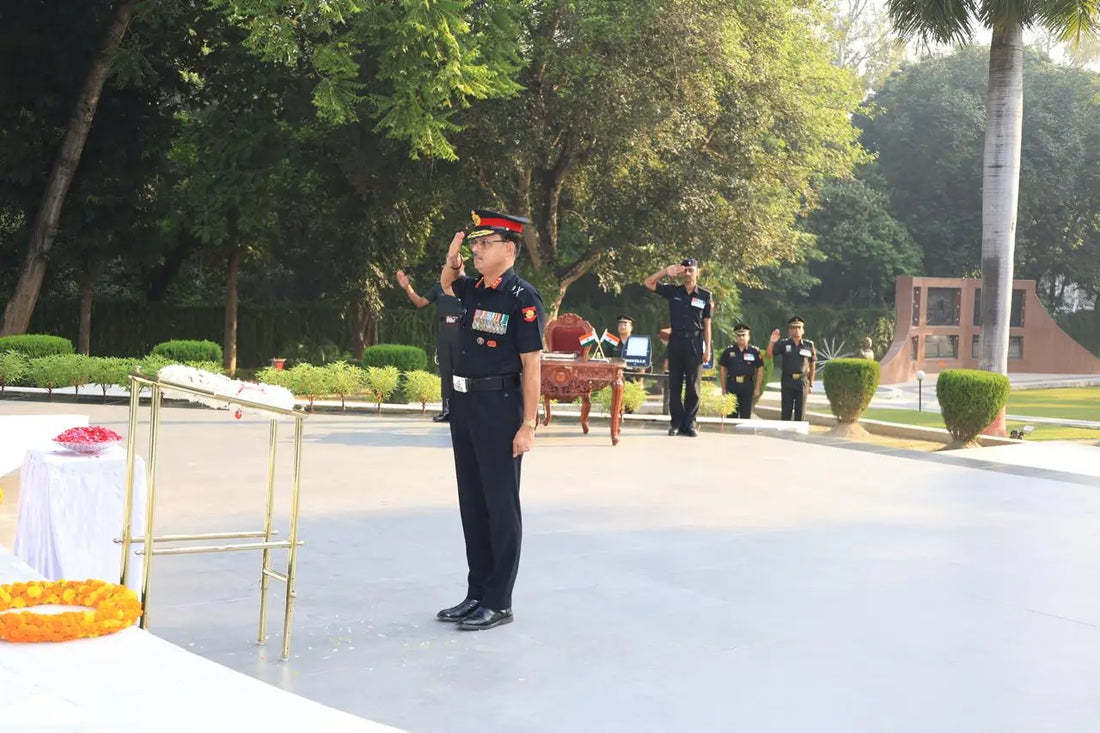 Maj Gen Suresh S Leads 83rd EME Corps Day Tributes at Smritika War Memorial