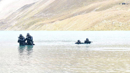Indian Army and Navy Conduct Joint High-Altitude Combat Diving Exercise in Sikkim
