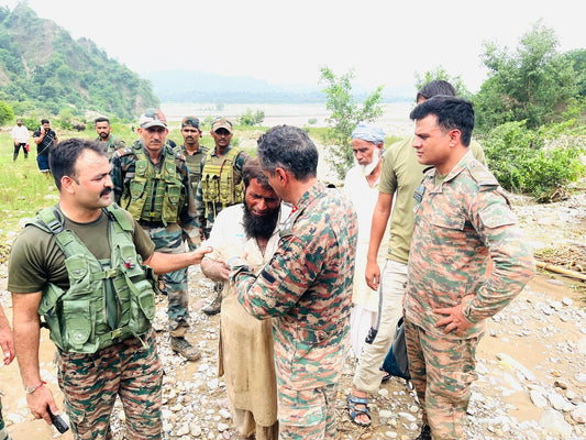 Army Mobilizes Choppers and Troops for Rescue Operations in Flood-Stricken Kathua