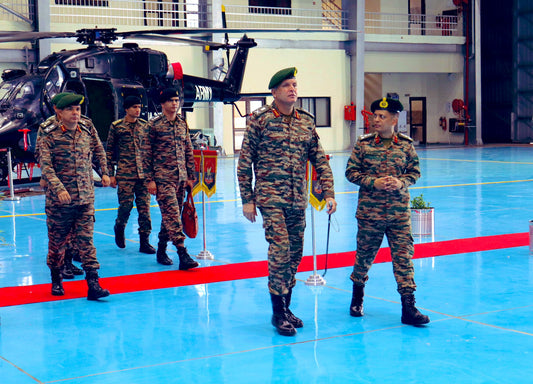 Lt Gen Dhiraj Seth Assesses Combat Readiness of Thar Raptor Brigade at Nagtalao Military Station
