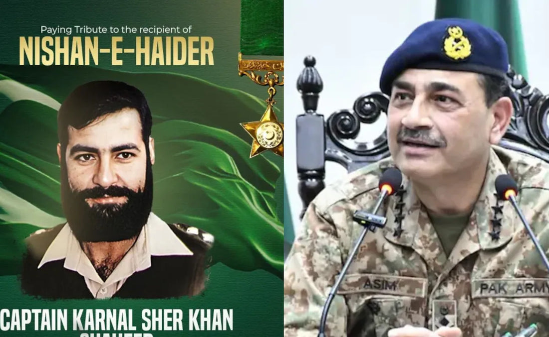 Pakistan's Posthumous Tribute: Captain Karnal Sher Khan Honored by Army Chief After Initial Denial