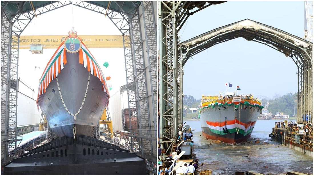 India Commissions State-of-the-Art Stealth Frigates INS Udaygiri and INS Himgiri