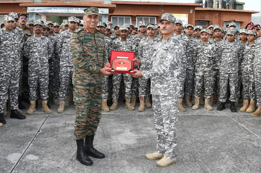 Lt Gen Pratik Sharma Engages with IAF Personnel at Udhampur for 93rd Air Force Day Celebration