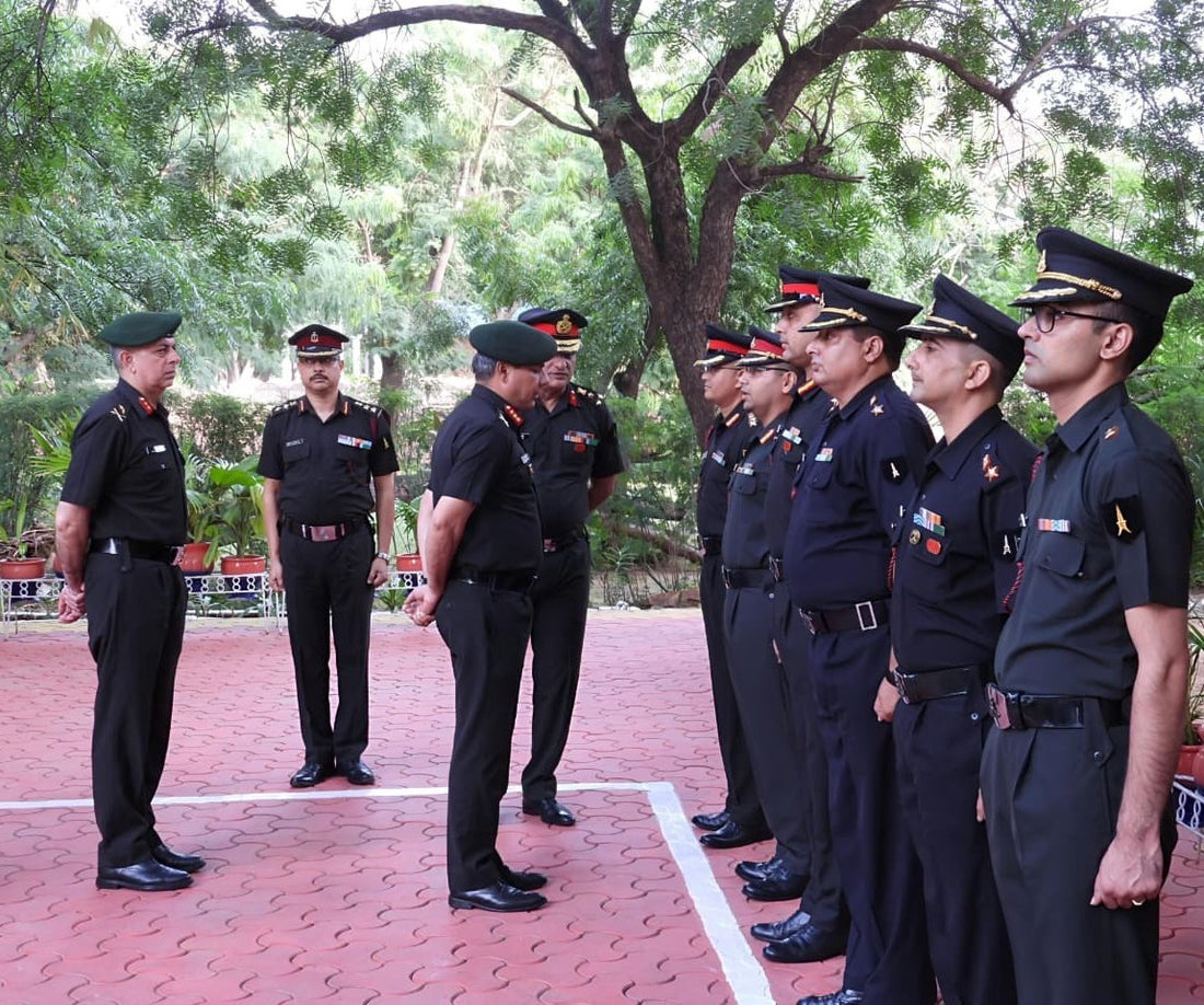 Lt Gen AVS Rathee Assesses Readiness and Modern Training at Dhrangadhra Military Station