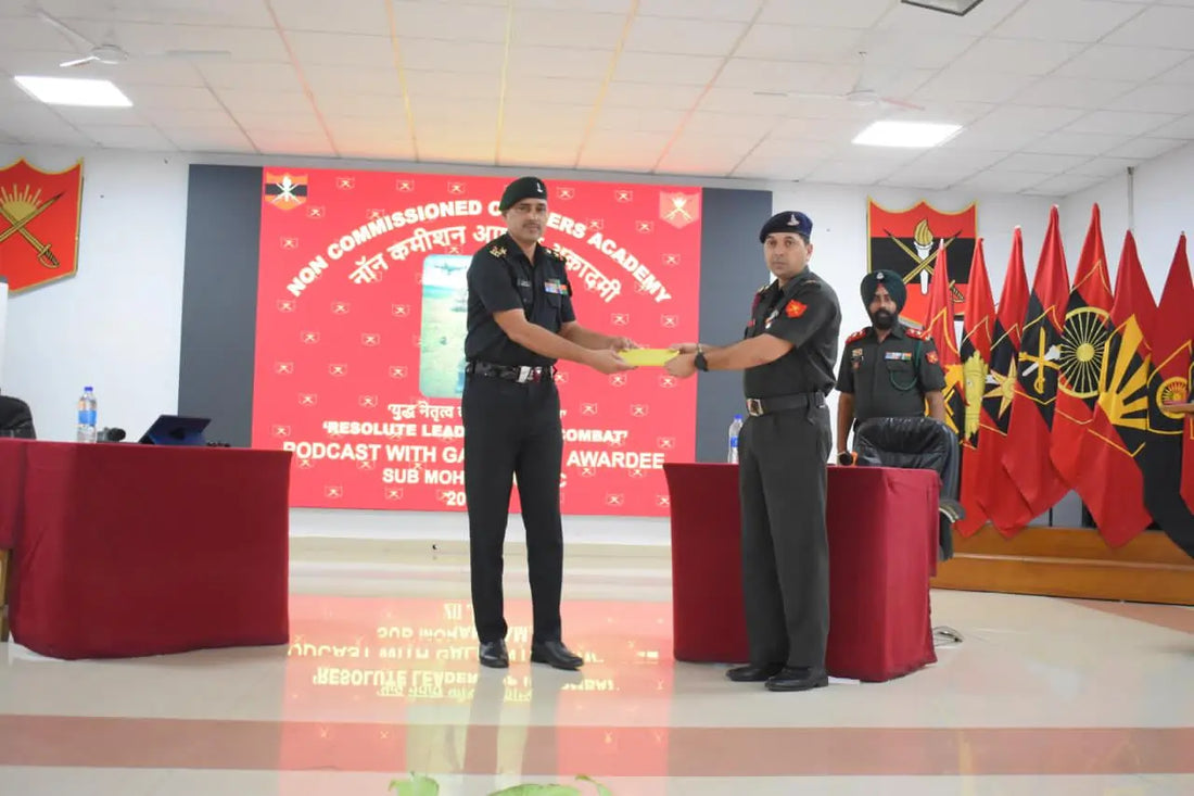 NCO Academy Dhana Launches 'Veergatha' Podcast Featuring Shaurya Chakra Awardee Subedar Mohan Ram