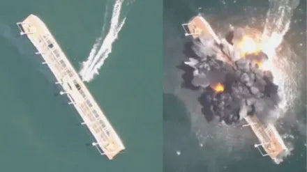 Russia Deploys Sea Drone to Sink Ukraine's Largest Naval Ship, Casualties Reported